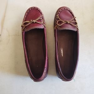 Timberland maroon loafers
